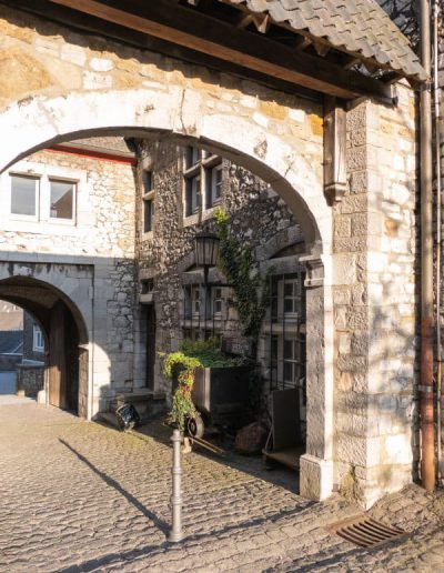 KDV - Absperrpoller in der Altstadt von Stolberg (Rheinland)