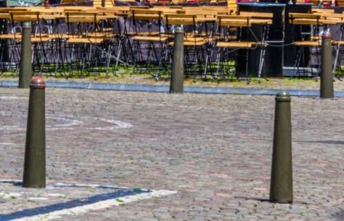 Rammschutzpoller aus Gusseisen Rammschutzpoller aus Gusseisen