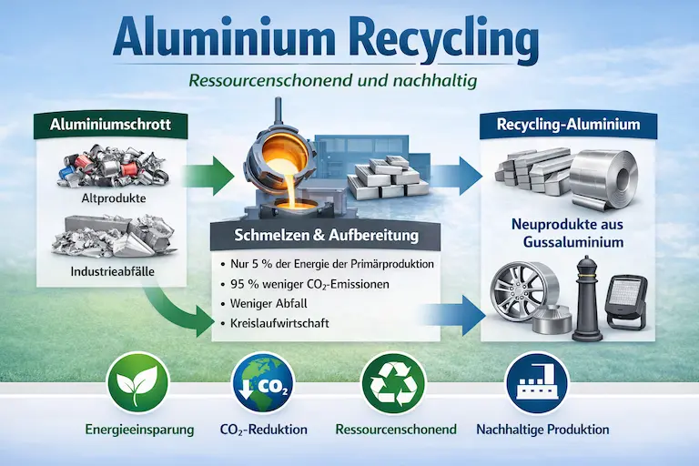 Aluminium Recyclingprozess